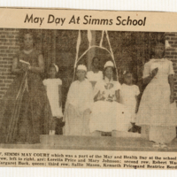 MAF0288_newspaper-clipping-on-may-day-at-simms-school.jpg